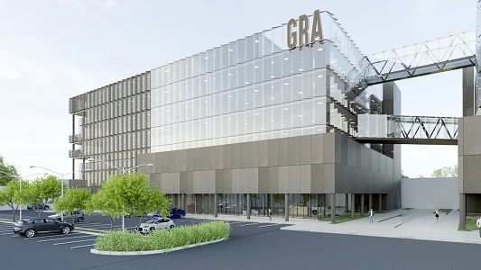 An artist impression of the new GRA Head Office building under construction at Kanda in Accra. An artist impression of the new GRA Head Office building under construction at Kanda in Accra.